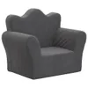 Cloris DesignMöbel Kindersofa Anthrazit Weich Plüsch , Produktbild-Vorschau 2