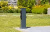 Steckdosensäule 4-fach IP44 Anthrazit 250V/ 16A 13x13x40cm Produktbild-Vorschau 4