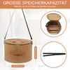 Hut Aufbewahrungsbox rund,Filz Hutschachtel 45 cm, faltbar Produktbild-Vorschau 4
