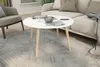 byLIVING Konferenční stolek LASSE / Melamin bílá, masivní Náhled obrázku produktu 1