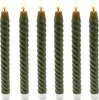 Relaxdays, juego de 6 velas LED estables, color verde Vista previa de la imagen del producto 1