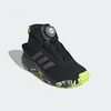 A single black Adidas Fortatrail Boa K shoe is shown from a three-quarter side angle against a white background. Podgląd zdjęcia produktu
