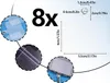 8 Stück Handy Lanyard Pads,Universal Transparent Handyband Produktbild-Vorschau 2