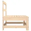 vidaXL Garten-Mittelsofa Massivholz Kiefer Produktbild-Vorschau 4