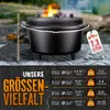 grillas® Dutch Oven Set 7,3 litra / garnek z nóżkami Podgląd zdjęcia produktu 3