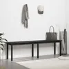 vidaXL Lavica čierna dubový vzhľad 160 x 35 x 45 cm Náhľad obrázku produktu 4