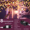 5 m Eisregen‑Lichtervorhang mit 200 LED, 8 Lichtmodi und Produktbild-Vorschau 5