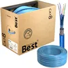 200 m CAT 8 Netzwerkkabel mit Abrollkarton und Kabelaufbau Produktbild-Vorschau