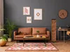 Kleine Stehlampe 120cm Rattan Lampenschirm, Lichtsäule Produktbild-Vorschau 8