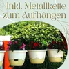 Blumentopf Hängend Blumenampel Außen Hängend Hängetopf Für Produktbild-Vorschau 7
