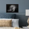 MuchoWow® MuchoWow® Gerahmtes Poster Tierprofil schlafender Produktbild-Vorschau 4