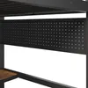 Lit mezzanine 140 x 200 cm en métal noir avec éclairage LED Voir les images du produit 14