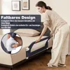 COSTWAY Barrière de lit pliable, Barrière de lit avec Voir les images du produit 8