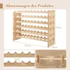 COSTWAY Stapelbares modulares Weinregal für 60 Flaschen, Produktbild-Vorschau 7