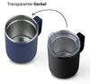 Thermobecher Edelstahl 350ml Henkel Kaffee Becher Produktbild-Vorschau 3
