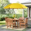 Sekey Sonnenschirm 180 cm Rund Balkonschirm Strandschirm Produktbild-Vorschau 6
