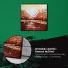 Coloray Uhr auf Leinwand 30x30 cm Wand Uhr Dekoration Produktbild-Vorschau 5
