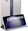 Samsung Galaxy S23 Hülle, Slim Flip Leder Smart View Window Produktbild-Vorschau 1