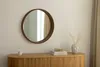 riess-ambiente Runder Wandspiegel PORTRAIT 70cm braun in Produktbild-Vorschau 3