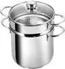 Kopf Pastatopf Makkaroni (Edelstahl, Induktion, Ø 20 cm, Produktbild-Vorschau 1