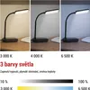 LED stolní lampa MOLLY, černá Produktbild-Vorschau