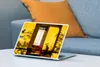 MuchoWow® Laptop Aufkleber Sticker Cover Tür - Gelb - Produktbild-Vorschau 4