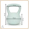 ACTIGET Soft Kettlebell 6 kg Trainingsgewicht, Produktbild-Vorschau 2