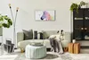 Dekor Leinwand Uhr Wandbilder Kunstdruck 60x30 Tierischen Produktbild-Vorschau 4