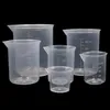 Messbecher-Set, 6-teilig, transparent, 25–500 ml, PP-Kunststoff Produktbild-Vorschau