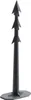 A black plastic harpoon peg with a flat base, isolated on a white background. Náhled obrázku produktu