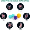 URAQT 3er Set Massagebälle Faszienball Igelball Spiked Produktbild-Vorschau 4