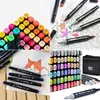 Alkoholmarker Marker Stifte Doppelseitig Set 60 Stück + Produktbild-Vorschau 7