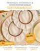 KRUSTENZAUBER 4x Abdeckhaube für Gärkörbe - Produktbild-Vorschau 3