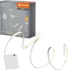 A product shot of a battery-powered LED strip light and its packaging. Náhled obrázku produktu