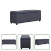 The Living Store Bank mit Staufach 116 cm Dunkelgrau Produktbild-Vorschau 8