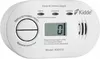 A white carbon monoxide detector with a digital display and buttons. Podgląd zdjęcia produktu