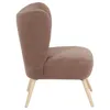 Sessel Kathy Bezug Veloursstoff Buche natur / sahara 22647 Produktbild-Vorschau 4