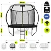 HyperMotion detská XL záhradná trampolína - 305 cm 10FT - s Náhľad obrázku produktu 11