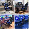 Yaheetech Gaming Stuhl mit Massagefunktion, ergonomischer Produktbild-Vorschau 9