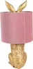 Clayre & Eef Tischlampe Kaninchen Ø 20x43 cm oro rosa Anteprima dell’immagine prodotto 3