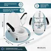 Toilettensitzerhöhung met armleuningen Mobiclinic 19 cm met Produktbild-Vorschau 2