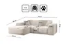 Kaiser Möbel Ecksofa, Eckcouch L form, Wohnzimmer Couch Produktbild-Vorschau 3