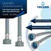 tecuro Zulaufschlauch 3,00 m, gerade, für Waschmaschine Produktbild-Vorschau 2