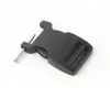 A black plastic buckle with a metal pin is shown against a white background. Náhľad obrázku produktu