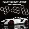 11er-Pack Hexagon LED Deckenleuchte mit Rahmen, 500W LED Produktbild-Vorschau 6