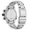 The back of a silver watch with a metal band, shown on a white background. Produktbild-Vorschau