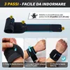 CAMBIVO Polsiere Palestra Regolabile 2 Pezzi, Fasce per Anteprima dell’immagine prodotto 5