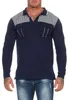 Herren Polo Shirt Langarm Longsleeve mit Brusttaschen; Produktbild-Vorschau 1