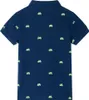 Kinder-Poloshirt Marineblau 128 Produktbild-Vorschau 2