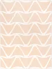 A flat lay of a beige blanket with a repeating triangular pattern. Anteprima dell’immagine prodotto